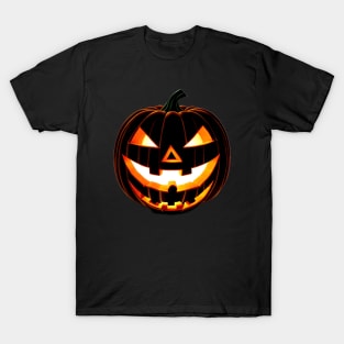 Ghoulish Giggles - Evil Laughing Pumpkin T-Shirt